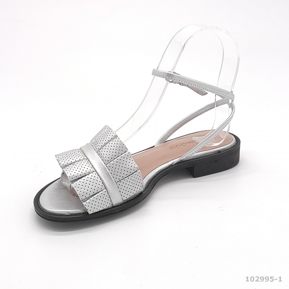 женские сандали летние Nursace  серебро 