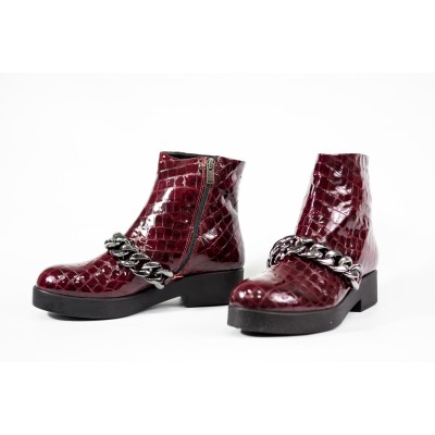 890413, ботинки Dario Bruni, женские зимние, бордовый