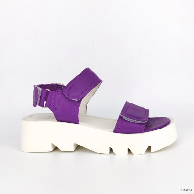 111472, сандали на платформе Casoreti, женские летние, фиолетовый