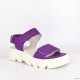 111472, сандали на платформе Casoreti, женские летние, фиолетовый