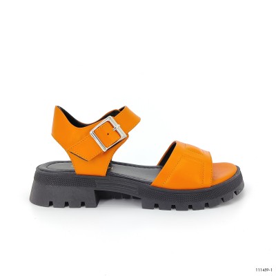 111459, сандали на платформе Casoreti, женские летние, оранжевый