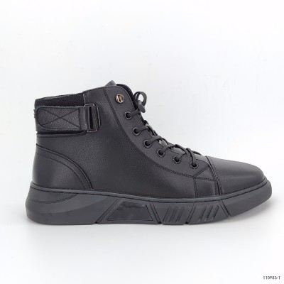 110983, ботинки Romitan, мужские зимние, черный