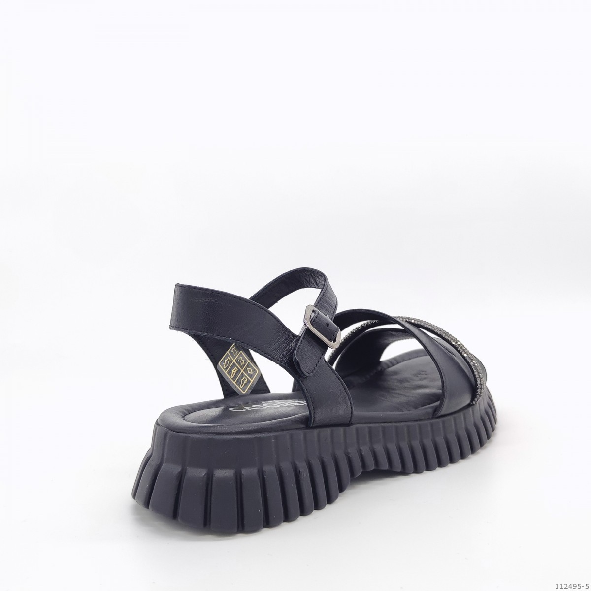 сандали Casoreti женские летние, черный, натуральная кожа - 112 495