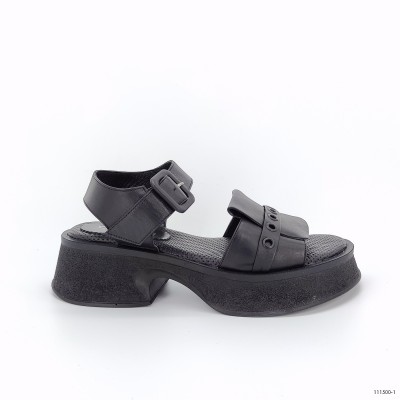 111500, сандали на платформе Casoreti, женские летние, черный