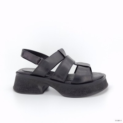 111501, сандали на платформе Casoreti, женские летние, черный