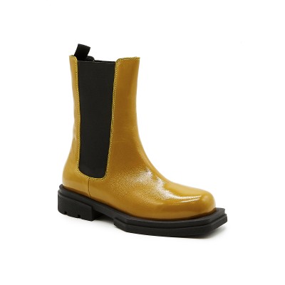 109237, ботинки Dario Bruni, женские зимние, желтый