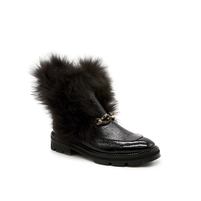 106554, ботинки Dario Bruni, женские зимние, черный