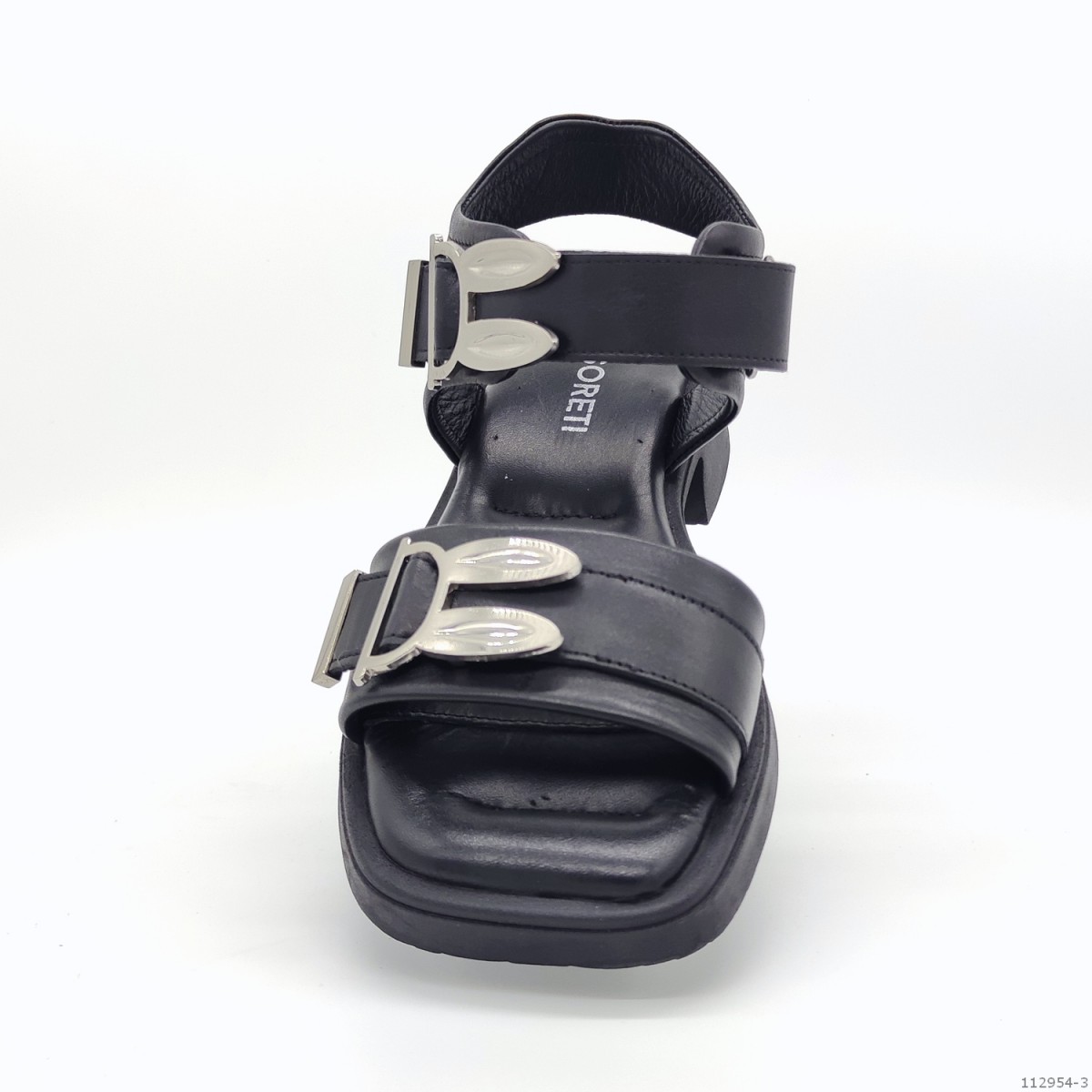 сандали Casoreti женские летние, черный, натуральная кожа - 112 954