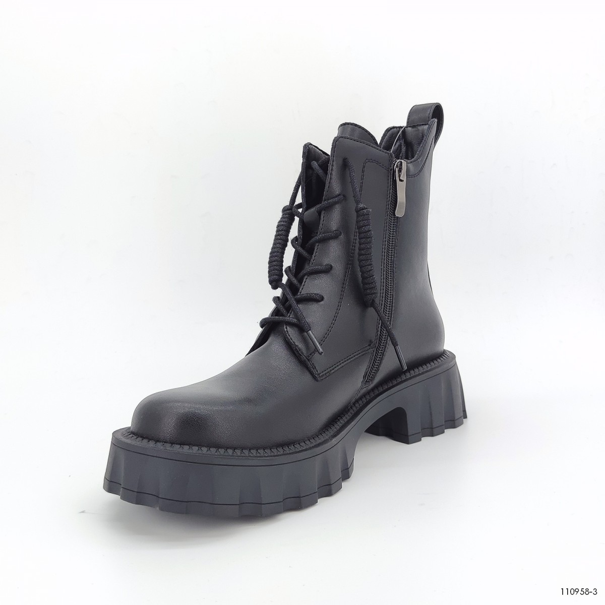 110958, ботинки Egga, женские зимние, черный