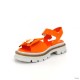 111316, сандали на платформе Casoreti, женские летние, оранжевый