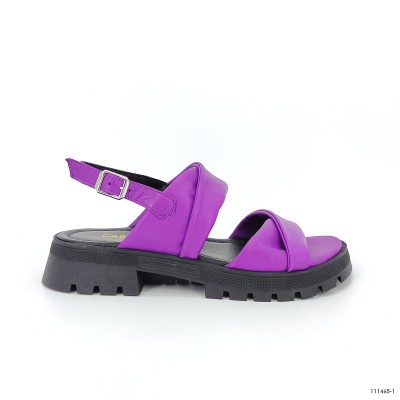 111468, сандали на платформе Casoreti, женские летние, фиолетовый