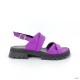  женские сандали на платформе летние Casoreti  фиолетовый 