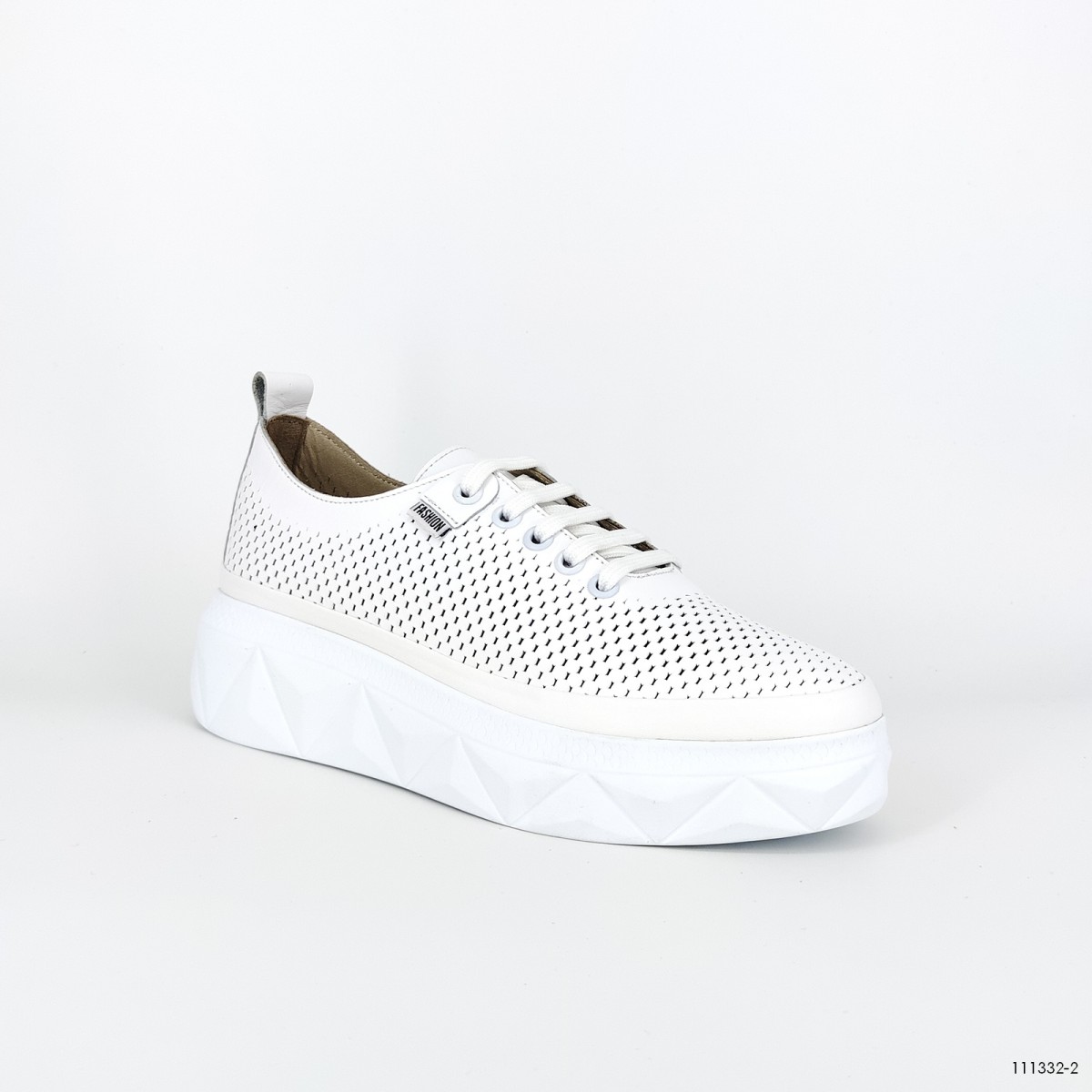 111332, туфли на платформе Casoreti, женские весенние, белый