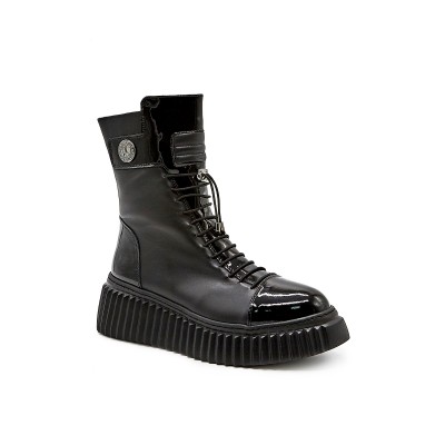 109414, ботинки Dario Bruni, женские зимние, черный